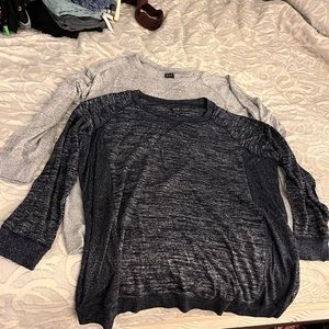 Two Gap size xxl maternity/nursing sweaters